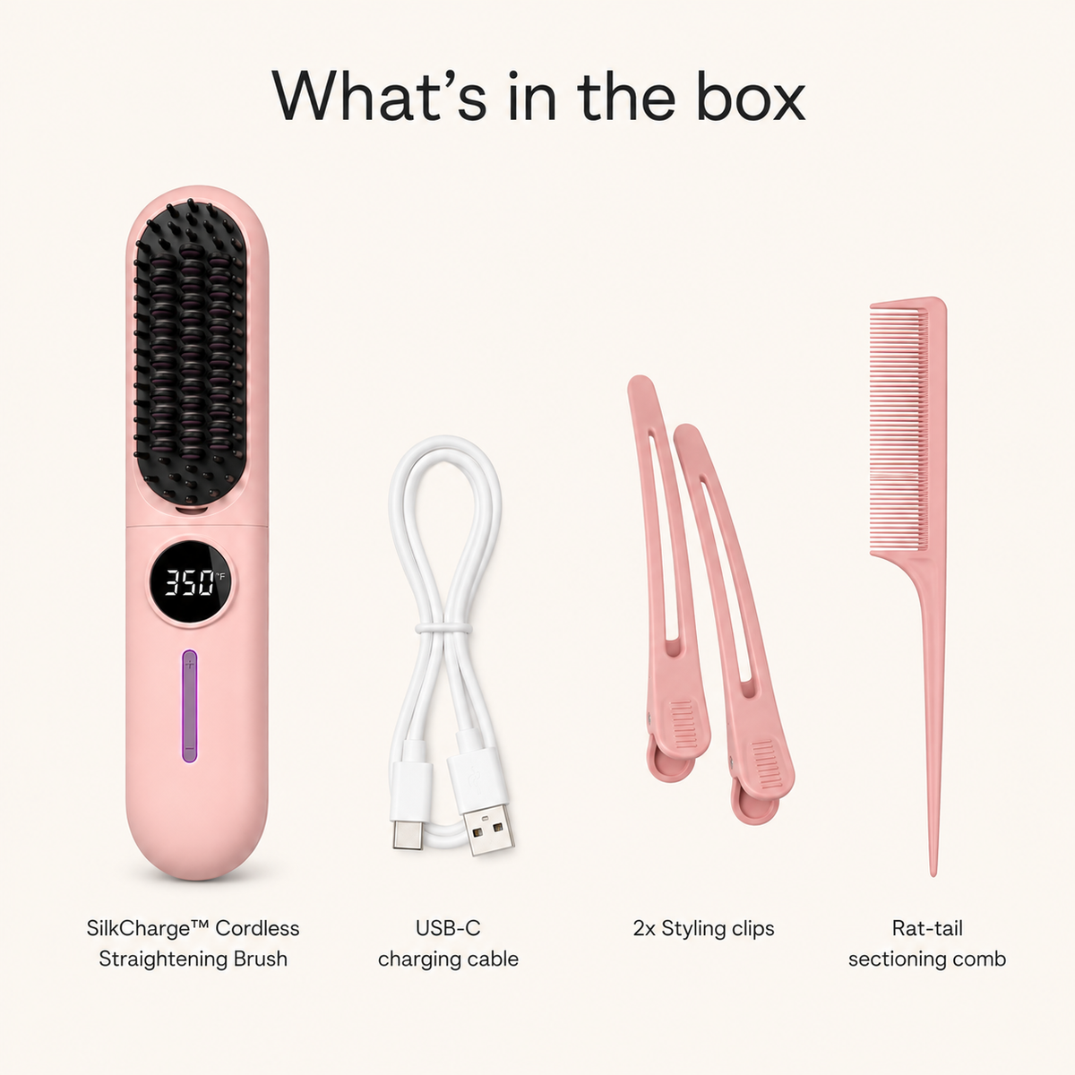 SilkCharge™ Cordless Straightening Brush