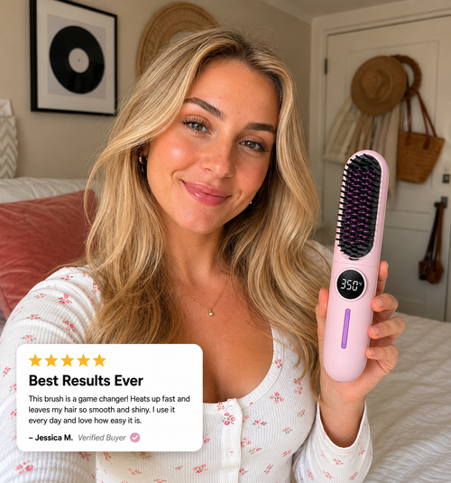 SilkCharge™ Cordless Straightening Brush