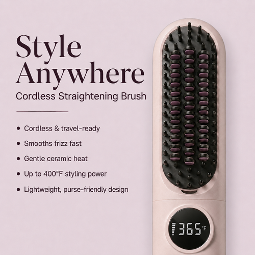 SilkCharge™ Cordless Straightening Brush
