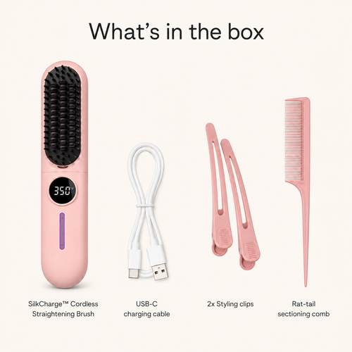 SilkCharge™ Cordless Straightening Brush